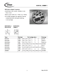 Datasheet BCR183L3 manufacturer Infineon